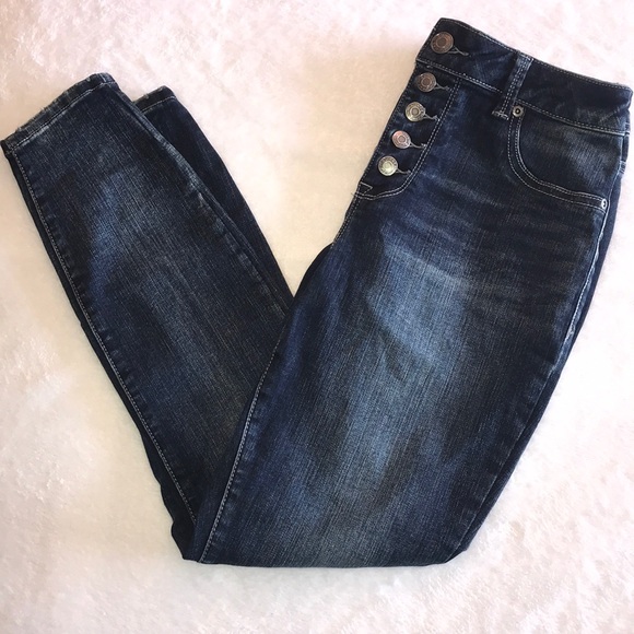 Maurices Denim - Maurices Super High Rise Short Skinny Jeans